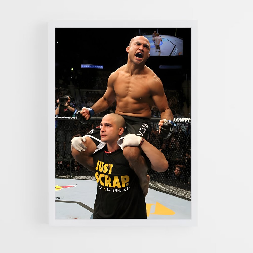 Poster Cage Match – affiche MMA (vue 3)
